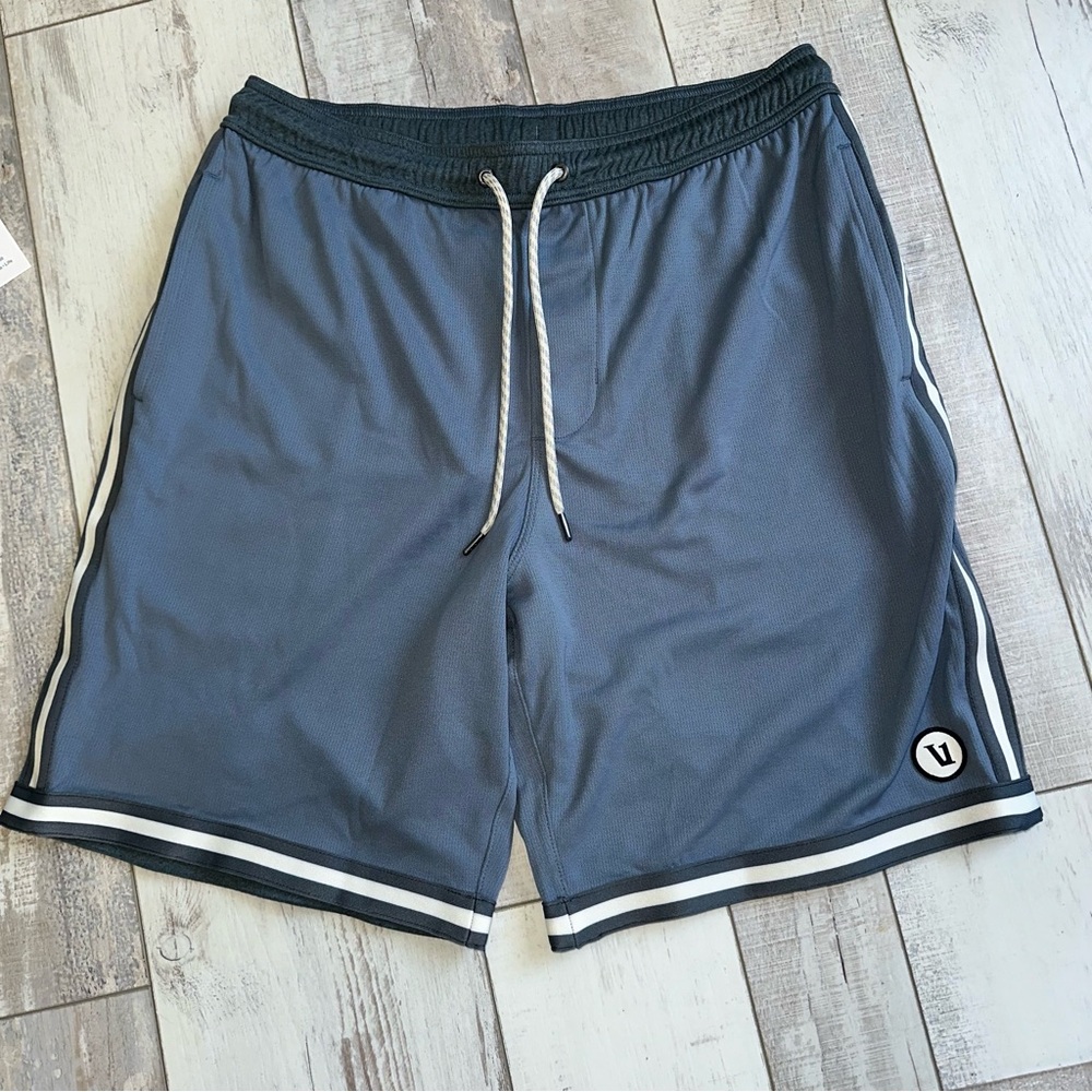 NWOT Vuori Men's Mesh Blue Athletic Shorts